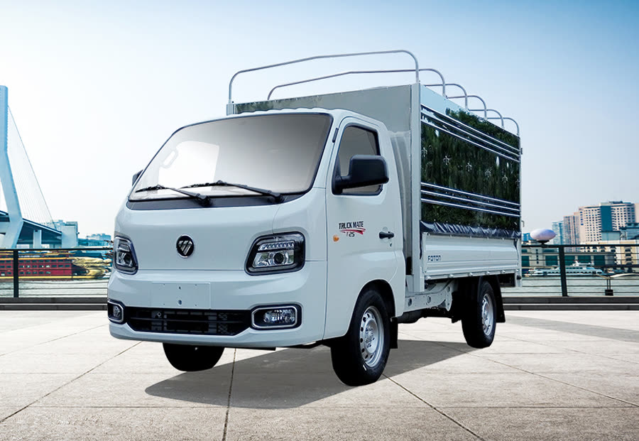Xe tải Foton T25 thùng mui bạt dài 3,05m